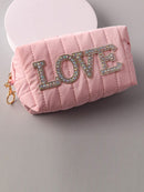 WOMEN'S GRAPHIC LOVE COSMETIC BAG
