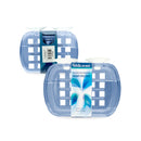 Bonita Home Blue Soap Dish Suction Cup - 5.25x4x1.25in