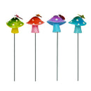 Bonita Home Garden Stake Mushroom with Insect Design