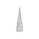 Bonita Home Christmas Silver Wire Tree with Light - 15in