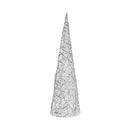 Bonita Home Christmas Silver Wire Tree with Light - 19in
