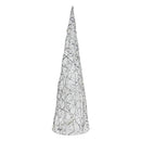 Bonita Home Christmas Silver Wire Tree with Light - 23in
