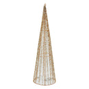 Bonita Home Christmas Gold Wire Tree with Light - 15in