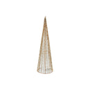 Bonita Home Christmas Gold Wire Tree with Light - 23in