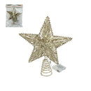 Bonita Home Christmas Glitter Gold Tree Topper
