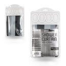 Bonita Home Stripe Shower Curtain with 12 Rings - 70x70in