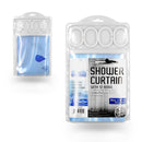 Bonita Home Rain Shower Curtain with 12 Rings - 70x70in