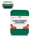 Bonita Home Green Rectangle Glass Container with PE Lid - 23.6oz