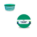 Bonita Home Green Round Glass Container with PE Lid - 15.9oz