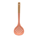 Bonita Home Pink Silicone Skimmer with Beech Wood Handle