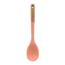 Bonita Home Pink Silicone Spoon Beech Wood Handle
