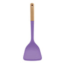 Bonita Home Purple Silicone Turner with Beech Wood Handle