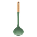 Bonita Home Green Silicone Ladle with Beech Wood Handle