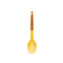 Bonita Home Yellow Nylon Slotted with Beech Wood Handle