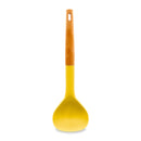 Bonita Home Yellow Nylon Ladle with Beech Wood Handle