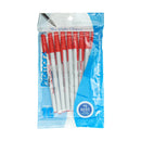 Promarx TC Ballpoint Red Ink Pen - 10ct