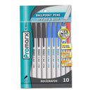Promarx Ballpoint Pen 3 Ink Colors - 10ct