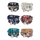 Butterfly N Shell Charm Ball Bracelet BR2521-50 (12PC)