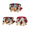 Hamsa N Evil Eye Charm Ball Bracelet BR2521-54 (12PC)