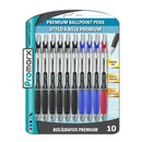 Promarx Ultra Ball Pens Assorted Color - 10ct