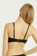 SOFRA LADIES COTTON PLAIN NO WIRE BRA (BR4242PN)
