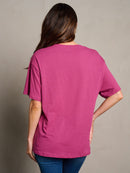 WOMEN'S SHORT SLEEVE GRAPHIC TOP