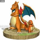 Pokemon Look at the Tail - Charizard & Charmander Arm Crossed Figure-Japan Version