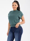 WOMEN'S SHORT SLEEVE SOLID TOP