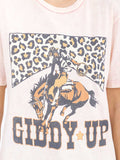 WOMEN'S SHORT SLEEVE GRAPHIC BASIC TOP