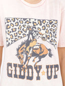 WOMEN'S SHORT SLEEVE GRAPHIC BASIC TOP