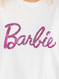 WOMEN'S SHORT SLEEVE SEQUINS GRAPHIC SHIRT