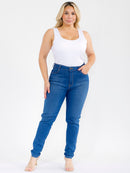 PLUS SIZE SLEEVELESS SOLID BODYSUIT