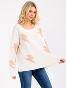 WOMEN'S LONG SLEEVE OVERSIZED PULLOVER SWEATER