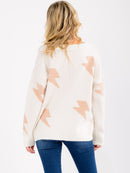 WOMEN'S LONG SLEEVE OVERSIZED PULLOVER SWEATER