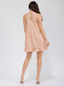 WOMEN'S SLEEVELESS TIERED TUNIC MINI DRESS