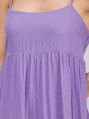 WOMEN'S SLEEVELESS TIERED LOOSE FIT MIDI DRESS