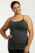 SOFRA LADIES POLY CAMISOLE PLUS SIZE (CM900X)