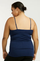 SOFRA LADIES POLY CAMISOLE PLUS SIZE (CM900X)