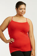 SOFRA LADIES POLY CAMISOLE PLUS SIZE (CM900X)