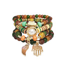 Pearl N Hamsa Charm Ball Bracelet BR2521-58 (12PC)