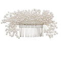 Pearl Decor Tiara Hair Comb CO111-49 (3PC)