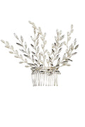 Pearl Crystal Decor Tiara Hair Comb CO111-51 (3pc)