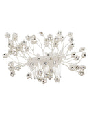 Pearl Flower Decor Tiara Hair Comb CO111-52 (3pc)