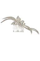 Rhinestone Butterfly Tiara Hair Comb CO111-56 (3pc)
