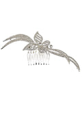 Rhinestone Butterfly Tiara Hair Comb CO111-56 (3pc)