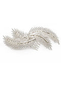 Rhinestone Feather Tiara Hair Comb CO111-61 (3pc)