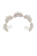 Pearl Rhinestone Decor Tiara Hair Comb CO111-63 (3pc)