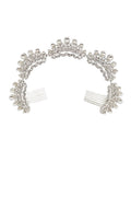 Pearl Rhinestone Decor Tiara Hair Comb CO111-63 (3pc)