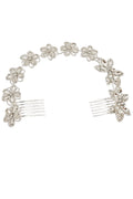 Crystal Flower Decor Tiara Hair Comb CO111-64 (3pc)