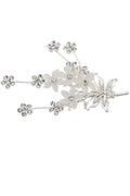 Crystal Flower Decor Tiara Hair Comb CO111-65 (3pc)